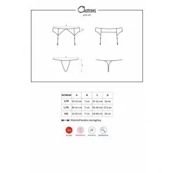 Obsessive Porte-jarretelles Charms -Sextoy Soldes porte jarretelles sexy charms obsessive tailles