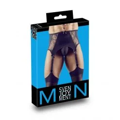 Svenjoyment Porte-Jarretelles Masculin -Sextoy Soldes porte jarretelles masculin noir 10
