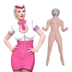 Crushious Poupée Gonflable Marta