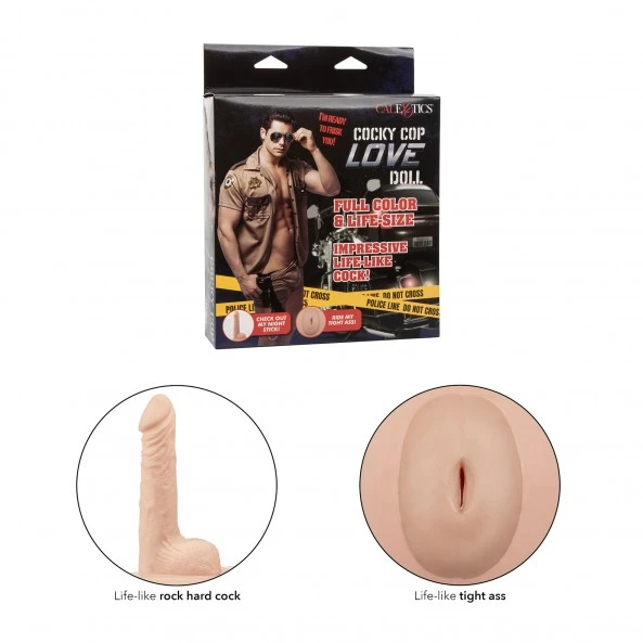 CalExotics Poupée Gonflable Cocky Cop Love Doll 2 CalExotics Poupée Gonflable Cocky Cop Love Doll – Image 2