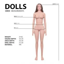 Dolls Poupée Réaliste Coco -Sextoy Soldes poupee realiste coco 11