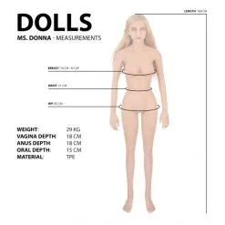 Dolls Poupée Réaliste Donna -Sextoy Soldes poupee realiste donna 13