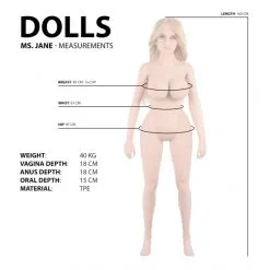 Dolls Poupée Réaliste Jane 26 Dolls Poupée Réaliste Jane -Sextoy Soldes poupee realiste jane 12
