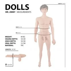 Dolls Poupée Réaliste Jimmy -Sextoy Soldes poupee realiste jimmy 13