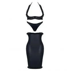 Demoniq Robe Cul Nu LAUREEN -Sextoy Soldes robe vinyle cul nu demoniq laureen 5