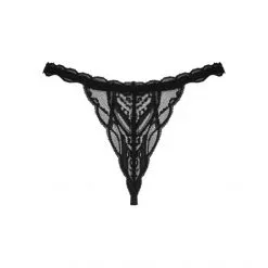 Obsessive String Ouvert Sedila -Sextoy Soldes sedila string ouvert noir 8