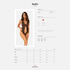 Obsessive Body Sedila -Sextoy Soldes sedila teddy noir 7