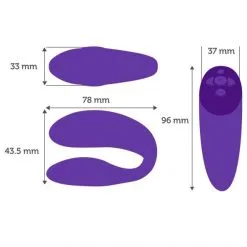 We-Vibe Stimulateur Double Chorus -Sextoy Soldes sextoy pour couple we vibe violet 5