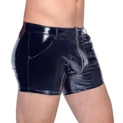 Black Level Short Vinyle Pants -Sextoy Soldes short vinyle pants black level 03