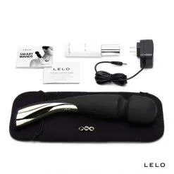 LELO Stimulateur Smart Wand 2 Large -Sextoy Soldes smartwand large lelo noir 4