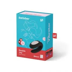 Stimulateur Couple Satisfyer Double Joy -Sextoy Soldes stimulateur couple satisfyer double joy noir 07