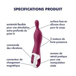 Satisfyer Stimulateur A-Mazing 1 -Sextoy Soldes stimulateur a mazing 1 rouge 09