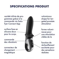 Satisfyer Stimulateur Anal Chauffant Et Connecté Hot Passion 20 Satisfyer Stimulateur Anal Chauffant Et Connecté Hot Passion -Sextoy Soldes stimulateur anal chauffant et connecte hot passion 10