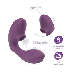 Crushious Stimulateur Clitoris Et Point-G Moanstar -Sextoy Soldes stimulateur clitoris et point g moanstar 07