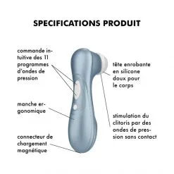 Satisfyer Stimulateur Clitoris Pro 2 Next Generation -Sextoy Soldes stimulateur clitoris pro 2 next generation bleu 09