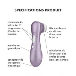 Satisfyer Stimulateur Clitoris Pro 2 Next Generation -Sextoy Soldes stimulateur clitoris pro 2 next generation violet 09