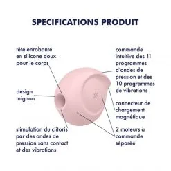 Satisfyer Stimulateur Clitoris Sugar Rush -Sextoy Soldes stimulateur clitoris sugar rush 07