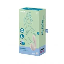 Satisfyer Stimulateur Clitoris Et Point-G Connecté Sunray -Sextoy Soldes stimulateur connecte sunray rose 09