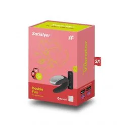 Satisfyer Stimulateur Double Fun -Sextoy Soldes stimulateur double fun noir 11