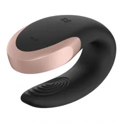 Satisfyer Stimulateur Couple Double Love -Sextoy Soldes stimulateur double love satisfyer noir 05