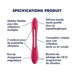 Satisfyer Stimulateur Multiple Elastic Joy -Sextoy Soldes stimulateur elastic joy 07