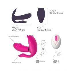 Crushious Stimulateur Multifonctions Chauffant Et Télécommandé Fritz -Sextoy Soldes stimulateur multifonctions chauffant et telecommande fritz 09