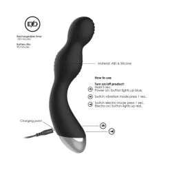 ElectroShock Stimulateur Point-G/Point-P - E-Stim Télécommandé -Sextoy Soldes stimulateur point g e stim telecommande 05