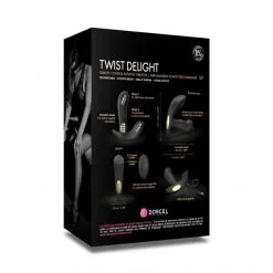 Dorcel Stimulateur Point-G Et Point-P Twist Delight -Sextoy Soldes stimulateur point g point p twist delight 11