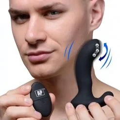 Alpha-Pro Stimulateur Prostatique 10X P-Massage à Billes Oscillantes Télécommandé 12 Alpha-Pro Stimulateur Prostatique 10X P-Massage à Billes Oscillantes Télécommandé -Sextoy Soldes stimulateur prostatique 10x p massage a billes rotative 05
