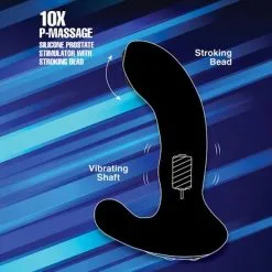 Alpha-Pro Stimulateur Prostatique 10X P-Massage à Billes Oscillantes Télécommandé 14 Alpha-Pro Stimulateur Prostatique 10X P-Massage à Billes Oscillantes Télécommandé -Sextoy Soldes stimulateur prostatique 10x p massage a billes rotative 07