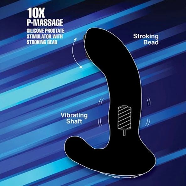 Alpha-Pro Stimulateur Prostatique 10X P-Massage à Billes Oscillantes Télécommandé 7 Alpha-Pro Stimulateur Prostatique 10X P-Massage à Billes Oscillantes Télécommandé – Image 7