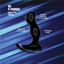 Alpha-Pro Stimulateur Prostatique 6X P-Pounce Double Tapping -Sextoy Soldes stimulateur prostatique 6x p pounce double tapping 10