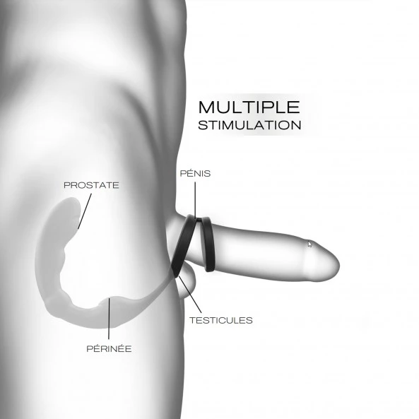 Dorcel Stimulateur Prostatique Télécommandé Avec Double Cockring P-Ring 3 Dorcel Stimulateur Prostatique Télécommandé Avec Double Cockring P-Ring – Image 3