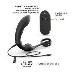 Dorcel Stimulateur Prostatique Télécommandé Avec Double Cockring P-Ring 17 Dorcel Stimulateur Prostatique Télécommandé Avec Double Cockring P-Ring -Sextoy Soldes stimulateur prostatique telecommande avec double cockring p ring 08