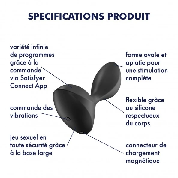 Satisfyer Plug Anal Unisexe Vibrant Sweet Seal 7 Satisfyer Plug Anal Unisexe Vibrant Sweet Seal – Image 7