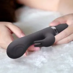 Vive Vibromasseur Rabbit Cato -Sextoy Soldes stimulateur rabbit cato noir 05