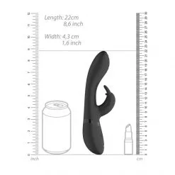 Vive Vibromasseur Rabbit Cato -Sextoy Soldes stimulateur rabbit cato noir 09