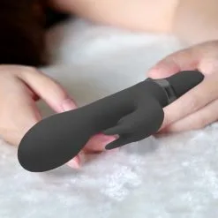Vive Vibromasseur Rabbit Zosia -Sextoy Soldes stimulateur rabbit zosia noir 05