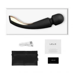 LELO Stimulateur Smart Wand 2 Medium -Sextoy Soldes stimulateur smart wand 2 medium noir 03