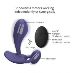Love To Love Stimulateur Unisexe Point-G/P Witty -Sextoy Soldes stimulateur unisexe point g p witty violet 07