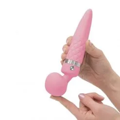 Pillow Talk Stimulateur Wand Chauffant Sultry -Sextoy Soldes stimulateur wand sultry rose 03