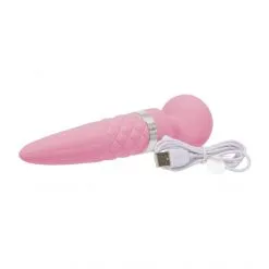 Pillow Talk Stimulateur Wand Chauffant Sultry -Sextoy Soldes stimulateur wand sultry rose 05