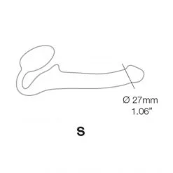 Strap-on-me Gode-Ceinture Strapless Semi-Réaliste S -Sextoy Soldes strapless semi realistique s chair 4