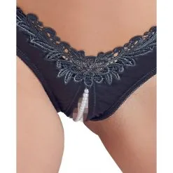 Cottelli Collection String Avec Collier De Perles 6 Cottelli Collection String Avec Collier De Perles -Sextoy Soldes string cottelli collection collier de perles noir 3