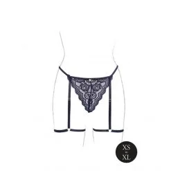 LE DÉSIR String Dentelle Avec Jarretière Marie -Sextoy Soldes string dentelle avec jarretiere marie le desir 05