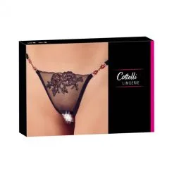 Cottelli Collection String Ouvert Broderie Florale 7 Cottelli Collection String Ouvert Broderie Florale -Sextoy Soldes string ouvert broderie florale cottelli 04