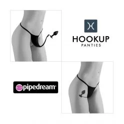 Pipedream String Lanières Fines Bijoux Anal Secret Gem Noir -Sextoy Soldes string lanieres bijoux anal sm 06