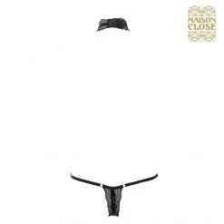 Maison Close String Ouvrable Avec Harnais -Sextoy Soldes string ouvrable harnais maison close 4