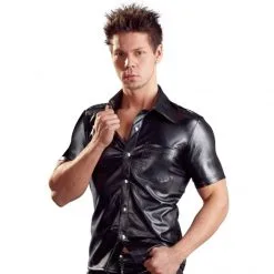 Svenjoyment Chemise Imitation Cuir