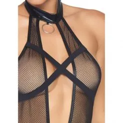 LEG AVENUE Teddy X-Strap 6 LEG AVENUE Teddy X-Strap -Sextoy Soldes teddy x strap leg avenue noir 03